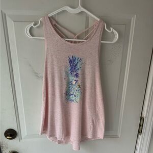 Ivivva by Lululemon girls athletic tank top